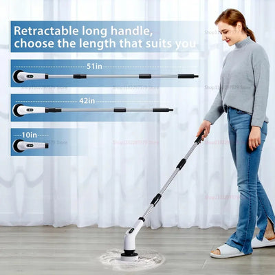 Effortless Electric Spin Scrubber