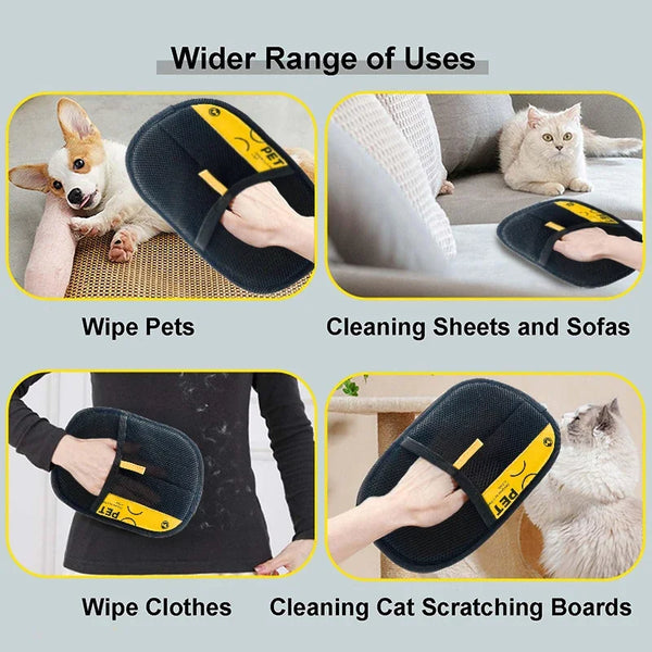 Fur-Free Pet Grooming Gloves